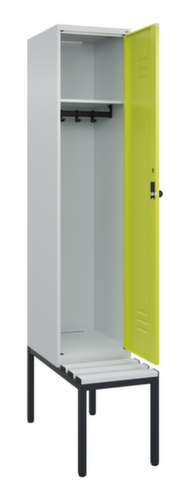 C+P Spind Classic Plus mit Sitzbank, Abteilbreite 400 mm