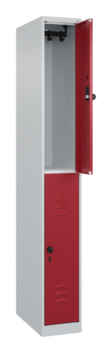 C+P Doppelstöckiger Spind Classic Plus, Abteilbreite 250 mm