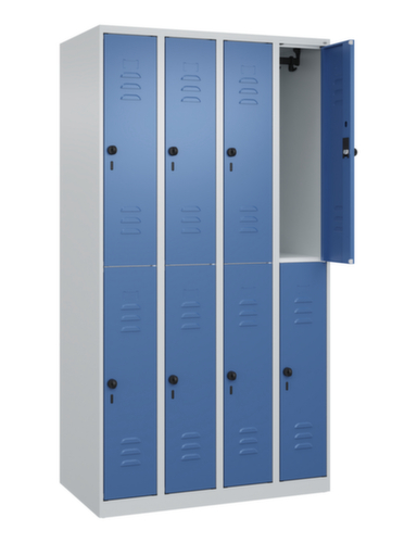 C+P Doppelstöckiger Spind Classic Plus, Abteilbreite 250 mm