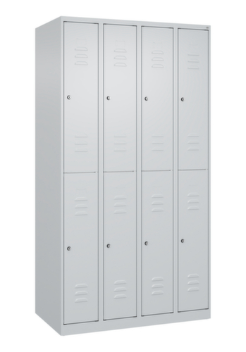 C+P Doppelstöckiger Spind Classic Plus, Abteilbreite 250 mm