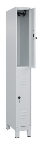 C+P Doppelstöckiger Spind Classic Plus, Abteilbreite 250 mm