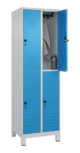 C+P Doppelstöckiger Spind Classic Plus, Abteilbreite 300 mm