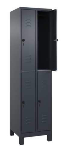 C+P Doppelstöckiger Spind Classic Plus, Abteilbreite 250 mm