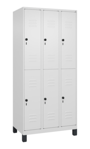 C+P Doppelstöckiger Spind Classic Plus, Abteilbreite 300 mm