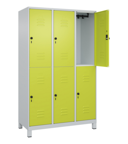 C+P Doppelstöckiger Spind Classic Plus, Abteilbreite 400 mm