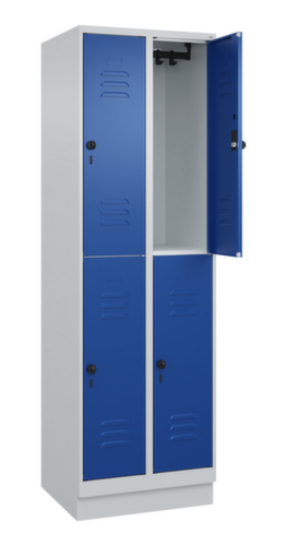 C+P Doppelstöckiger Spind Classic Plus, Abteilbreite 300 mm