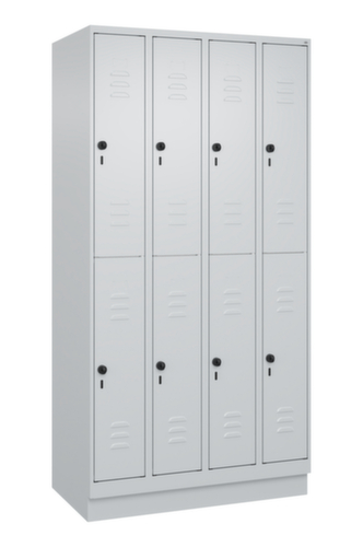 C+P Doppelstöckiger Spind Classic Plus, Abteilbreite 250 mm