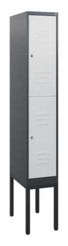 C+P Doppelstöckiger Spind Classic Plus, Abteilbreite 300 mm