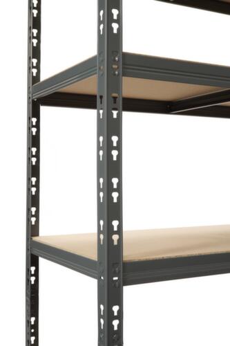 UDOBÄR Schwerlastregal, Höhe x Breite x Tiefe 1800 x 1200 x 400 mm, 5 Böden