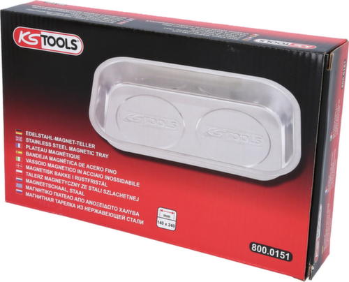 KS Tools Edelstahl Magnet-Teller