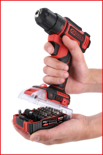 KS Tools 1/4" TORSIONpower Bit-Satz im eMONSTER-Akku-Design