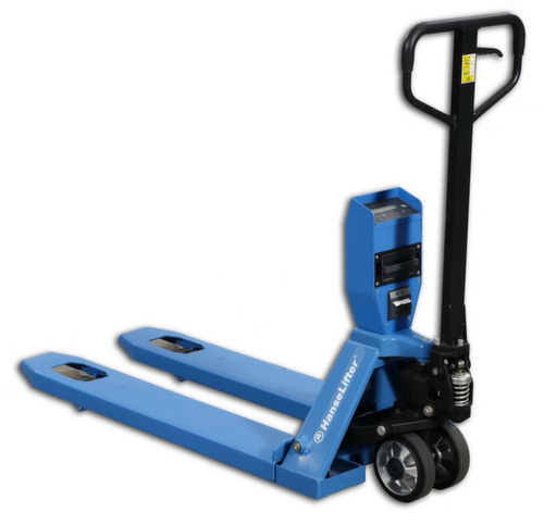 Wiege-Hubwagen WHP-D2000, 2000 kg Traglast, Gummi/Polyurethan