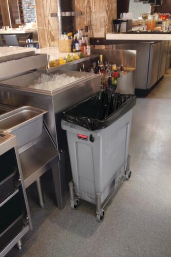 Rubbermaid Wertstoffsammler Slim JimÂź mit LĂŒftungskanĂ€len, 87 l, beige