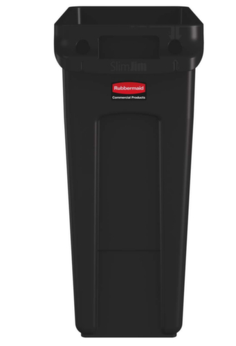 Rubbermaid Wertstoffsammler Slim Jim® mit Lüftungskanälen, 60 l, braun