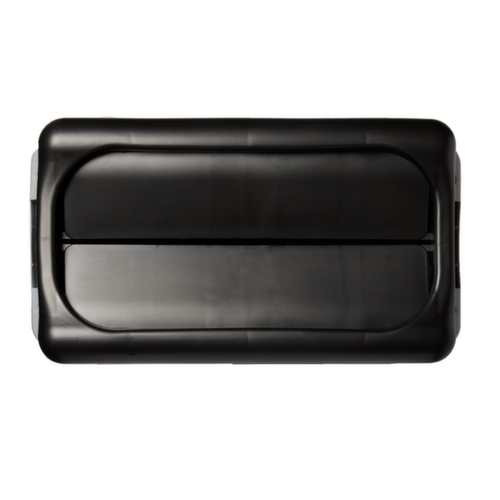 Rubbermaid Schwingdeckel Slim Jim® für Wertstoffsammler, schwarz