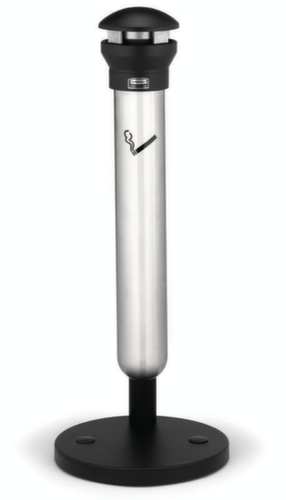 Rubbermaid SĂ€ulenascher, schwarzgrau