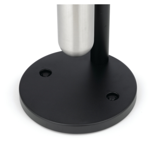 Rubbermaid SĂ€ulenascher, schwarzgrau