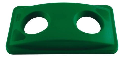 Rubbermaid Deckel Slim Jim® für Flascheneinwurf für Wertstoffsammler, grün