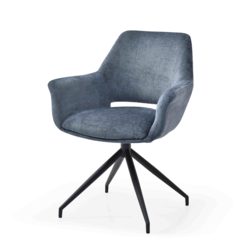 Bisley Besucherstuhl Easy Meet G 739 mit Armlehnen, Sitz Stoff (100% Polyester), oxfordblau