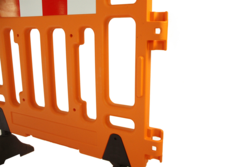 UDOBÄR Sperrgitter mit Reflexstreifen, Höhe x Breite 1000 x 1100 mm