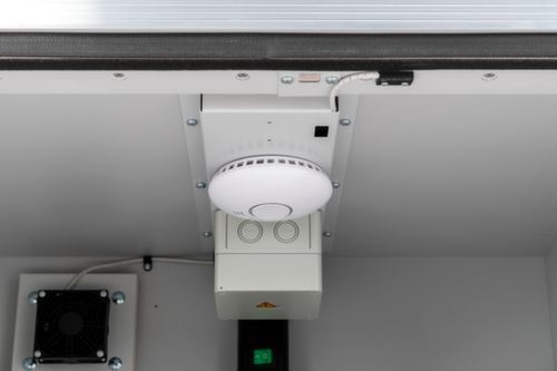 ExplosionsgeschĂŒtzter Lithium-Ionen-Ladeschrank BASIC 8/5, Höhe x Breite x Tiefe 520 x 800 x 660 mm