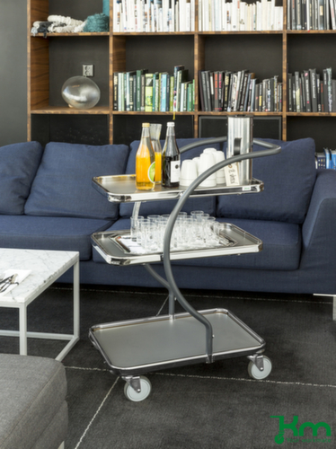 Kongamek Etagenwagen C-Line mit 3 Etagen, Traglast 120 kg, 3 Etagen