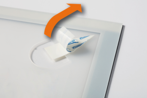 Durable Magnetrahmen DURAFRAMEÂź WALLPAPER, DIN A4, RĂŒckseite selbstklebend