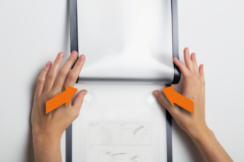 Durable Magnetrahmen DURAFRAMEÂź WALLPAPER, DIN A4, RĂŒckseite selbstklebend