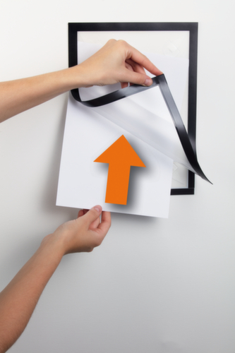 Durable Magnetrahmen DURAFRAMEÂź WALLPAPER, DIN A4, RĂŒckseite selbstklebend