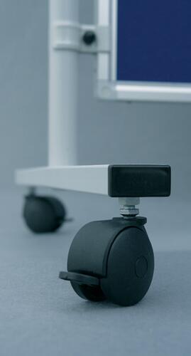 Franken 2 Lenkrollen mit Feststellern für Stellwand