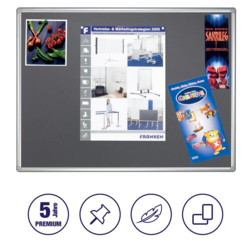 Franken Pinntafel für Wandschienen-System