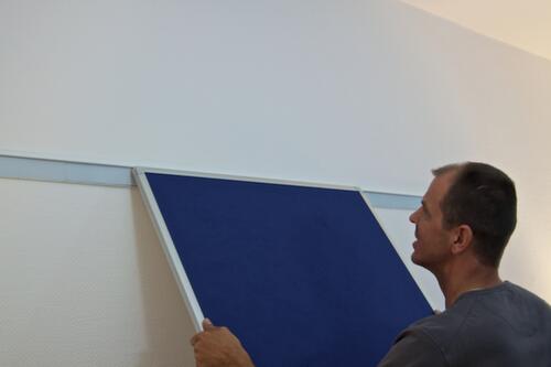 Franken Pinntafel fĂŒr Wandschienen-System