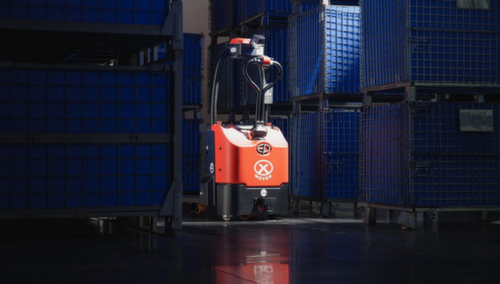 EP Selbstfahrender Elektrohubwagen EXP15, 1500 kg Traglast, Polyurethan/Polyurethan