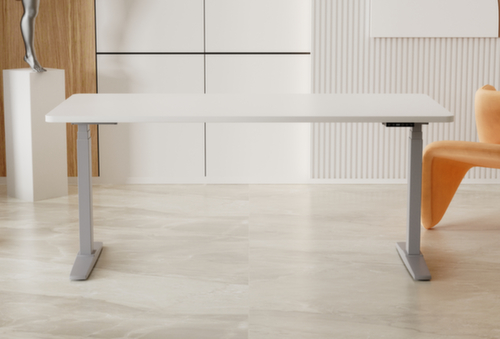 UDOBĂR Elektrisch höhenverstellbarer Schreibtisch mit T-FuĂgestell