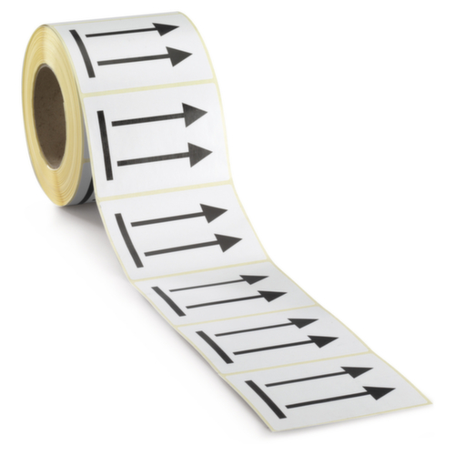 Hinweisetikett „Doppelpfeil“