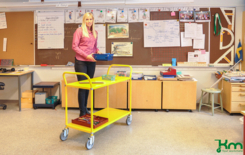 Kongamek Etagenwagen 900x440 mm, Traglast 250 kg, 2 Etagen