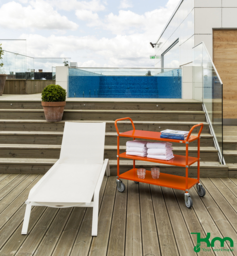 Kongamek Etagenwagen 900x440 mm, Traglast 250 kg, 3 Etagen