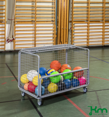 Kongamek Gitter-Kastenwagen, Traglast 150 kg, Ladefläche 1180 x 662 mm