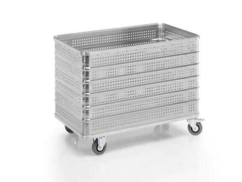 Gmöhling Alu-Kastenwagen G®-TRANS mit gelochten Wänden und Boden, Inhalt 430 l