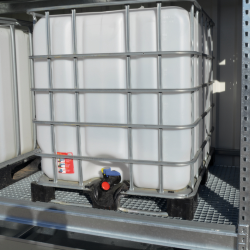 Lacont Gitterrostboden für Gefahrstoffregal, Breite x Tiefe 2680 x 1100 mm