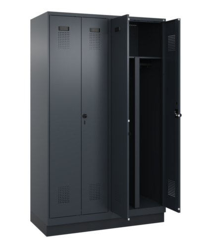 C+P PSA-Spind Evolo PLUS für Schwarz-Weiß-Trennung, Abteilbreite 300 mm