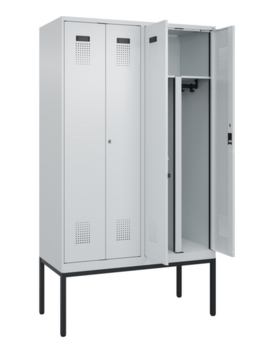 C+P PSA-Spind Evolo PLUS für Schwarz-Weiß-Trennung, Abteilbreite 300 mm