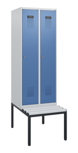 C+P Spind Evolo PLUS mit Sitzbank, Abteilbreite 300 mm
