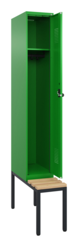 C+P Spind Evolo PLUS mit Sitzbank, Abteilbreite 300 mm