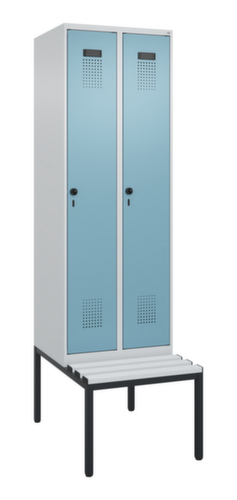 C+P Spind Evolo PLUS mit Sitzbank, Abteilbreite 300 mm