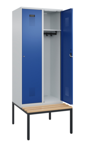 C+P Spind Evolo PLUS mit Sitzbank, Abteilbreite 400 mm