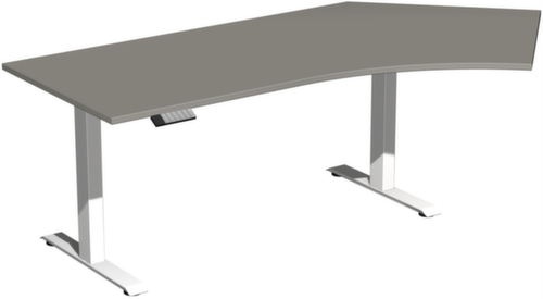 Gera Elektrisch höhenverstellbarer Sitz-Steh-Winkeltisch Elevate Plus