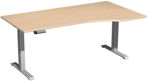 Gera Elektrisch höhenverstellbarer Freiform-Schreibtisch Elevate Plus mit T-Fußgestell