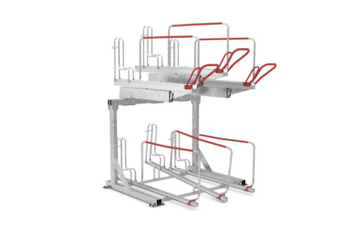 WSM Fahrrad-Doppelstockparker BikeHub Economy