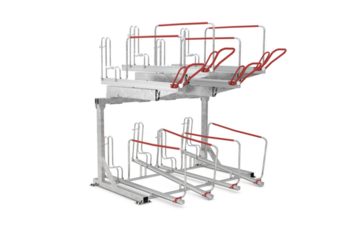 WSM Fahrrad-Doppelstockparker BikeHub Economy